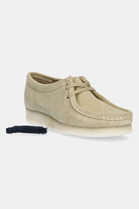 Μοκασίνια σουέτ Clarks Originals 26155545 πράσινο
