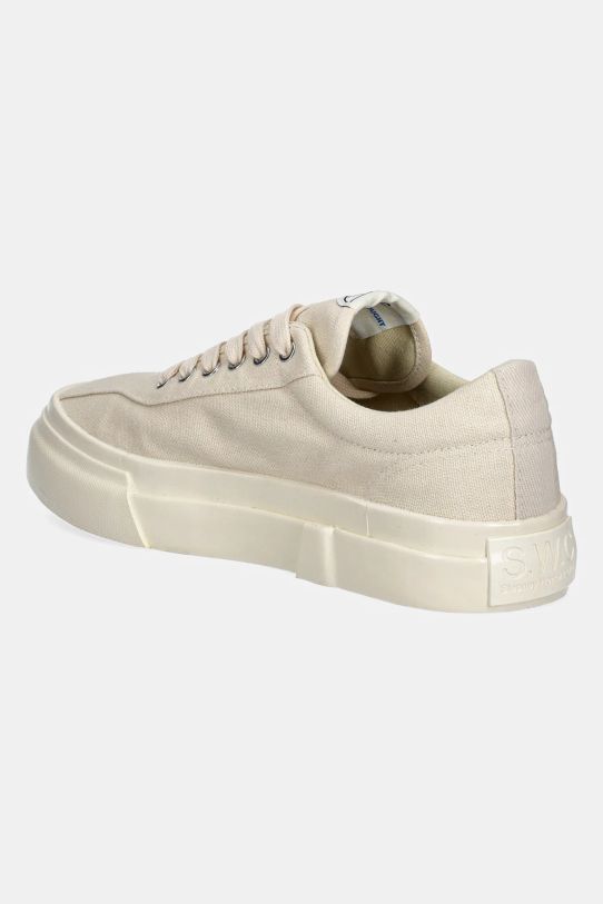 Shoes Stepney Workers Club plimsolls Dellow Canvas YB01102 beige