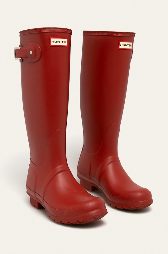 Hunter - Kalosze WFT1000RMA.MLR czerwony AA00