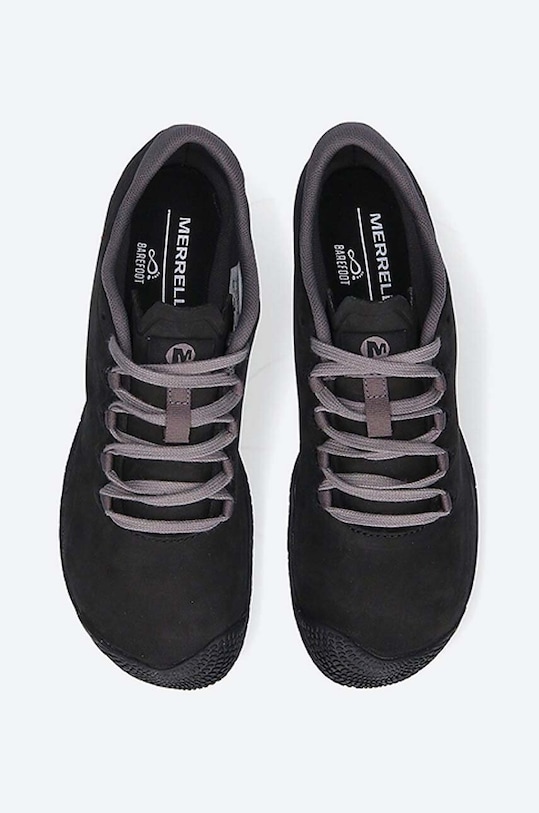 Половинки обувки от велур Merrell Vapor Glove 3 Luna Luna J003422 черен J003422