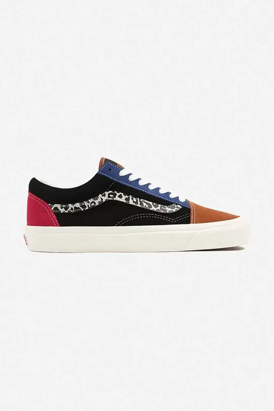 Kožené tenisky Vans Old Skool 36 Dx usňová koža čierna VN0A54F396M