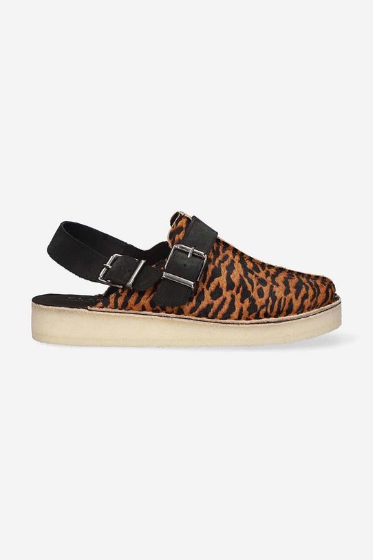 Замшевые шлепанцы Clarks