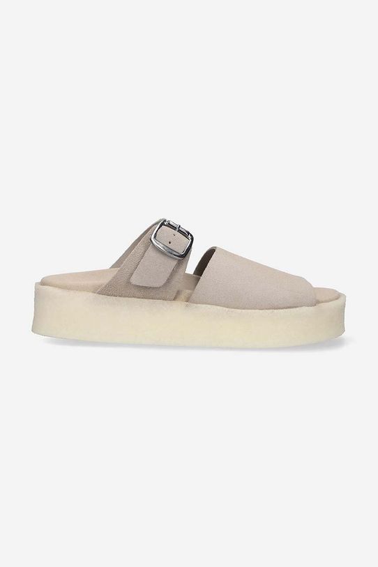 Замшевые шлепанцы Clarks Originals Crepe Slide