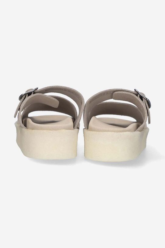 Замшевые шлепанцы Clarks Originals Crepe Slide 26172568 бежевый
