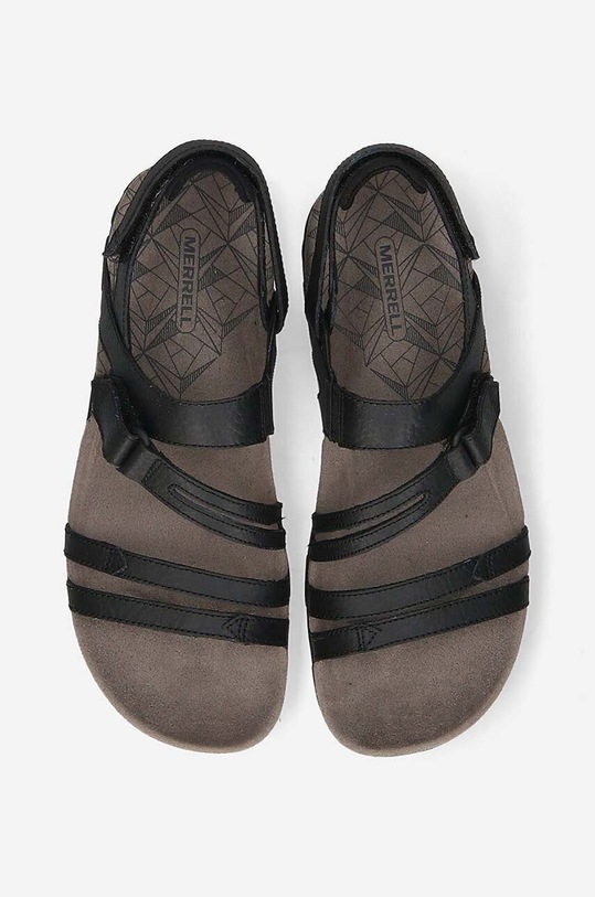 Кожени сандали Merrell черен J002684