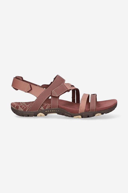 Usnjeni sandali Merrell Ravna roza J002688