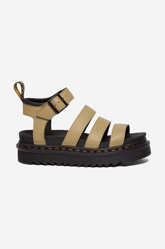 Dr. Martens sandały skórzane Blaire Pisa beżowy 30706358