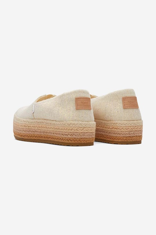Toms espadryle DARK NATURAL 10019801 beżowy AA00