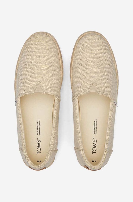 Toms espadryle DARK NATURAL beżowy 10019801