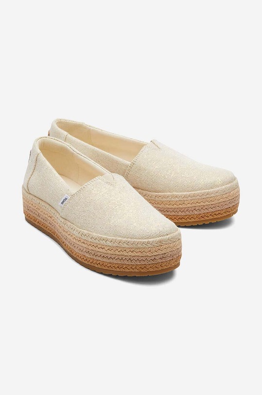 Toms espadryle DARK NATURAL 10019801