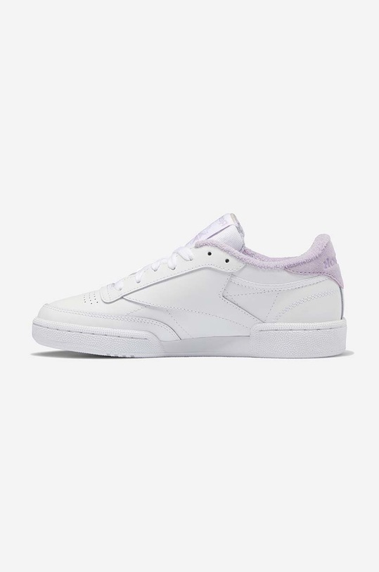 Reebok sneakers din piele Club C 85 alb GV7000