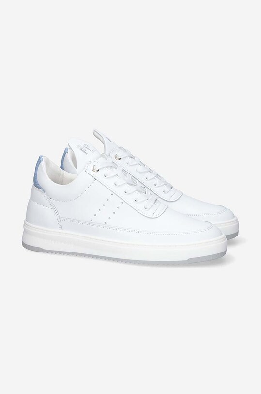 Kožené tenisky Filling Pieces Low Top Bianco 10127793008 biela