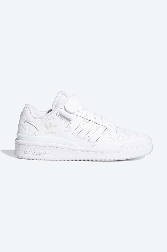 adidas leather sneakers Forum Low J FY7973 flat white FY7973