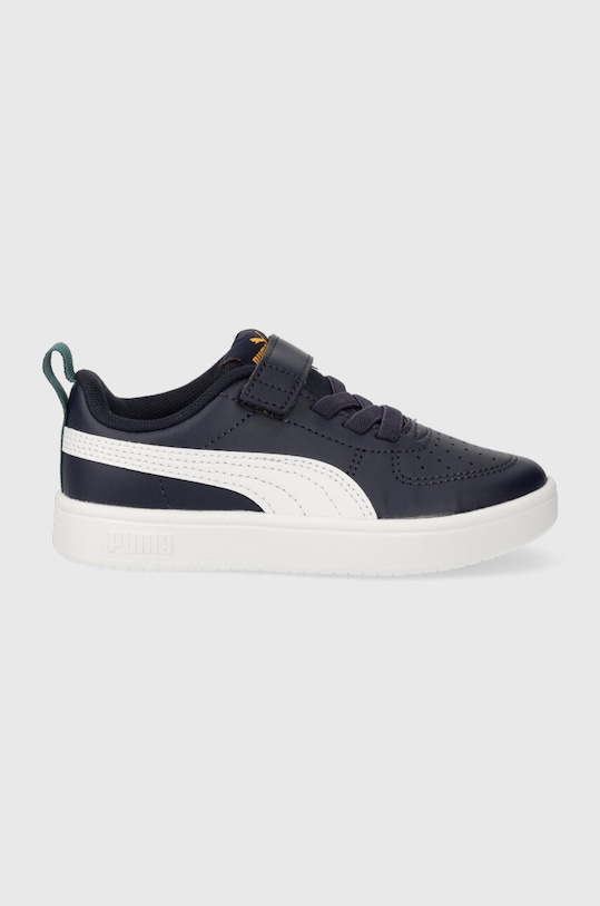 Puma sneakersy dziecięce Rickie imitacja skóry licowej granatowy 385836
