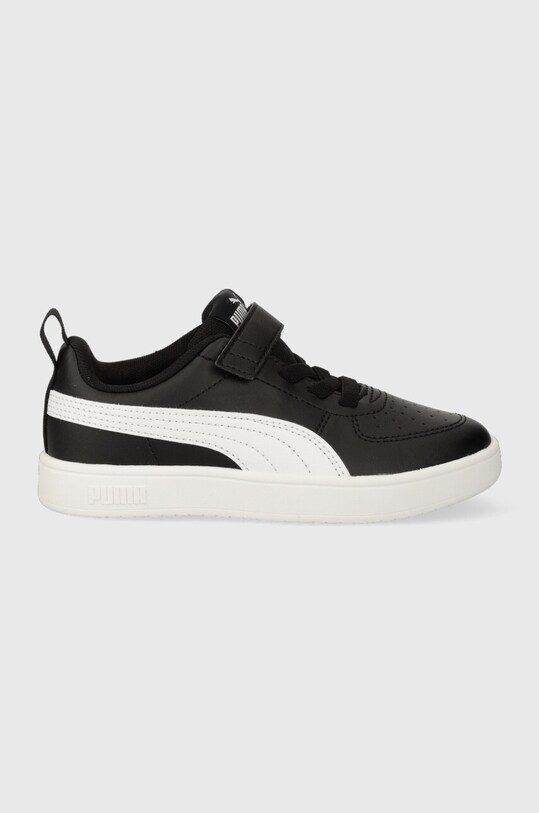 Puma sneakersy dziecięce Rickie imitacja skóry licowej czarny 385836