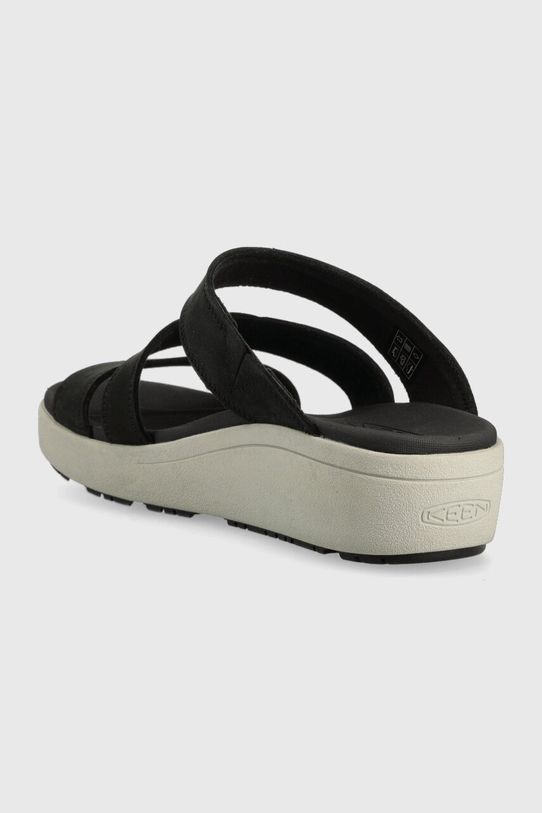 Scarpe Keen ciabatte slide in camoscio 1027271 nero