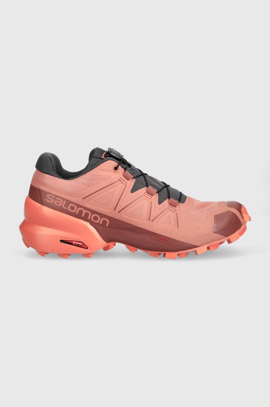 Salomon running shoes 413090 textile orange 413090