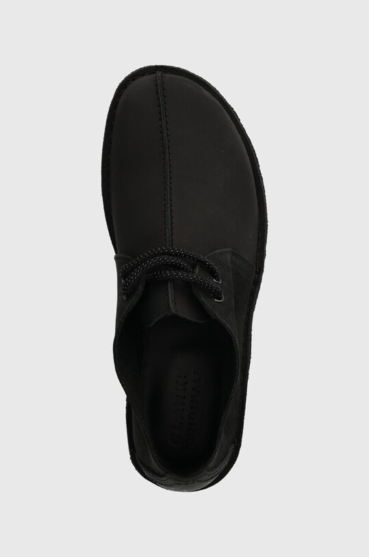 Kožené polobotky Clarks černá 261631117070