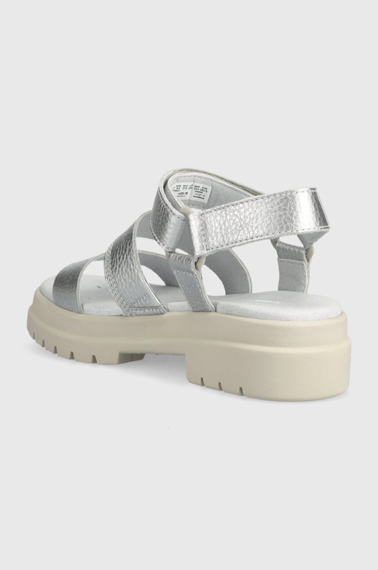 Shoes Timberland leather sandals London Vibe 3 B A29Y7 silver