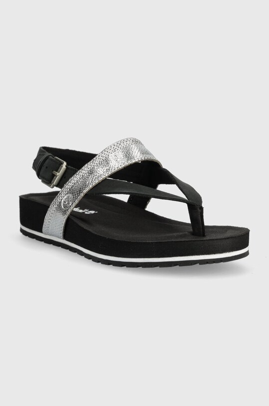 Timberland sandały skórzane Malibu Waves A2PV5 srebrny AA00