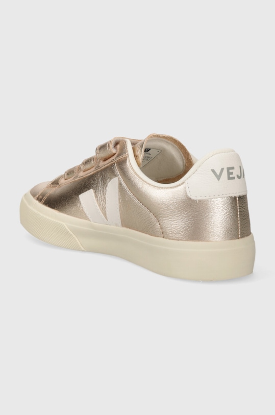 Boty Kožené tenisky Veja Recife Logo RC0502418 zlatá