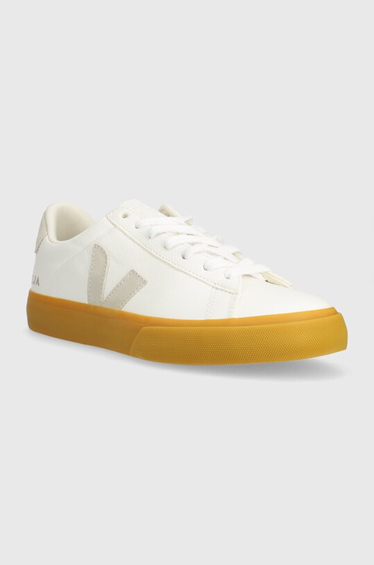 Kožené tenisky Veja Campo CP0503147A biela SS25