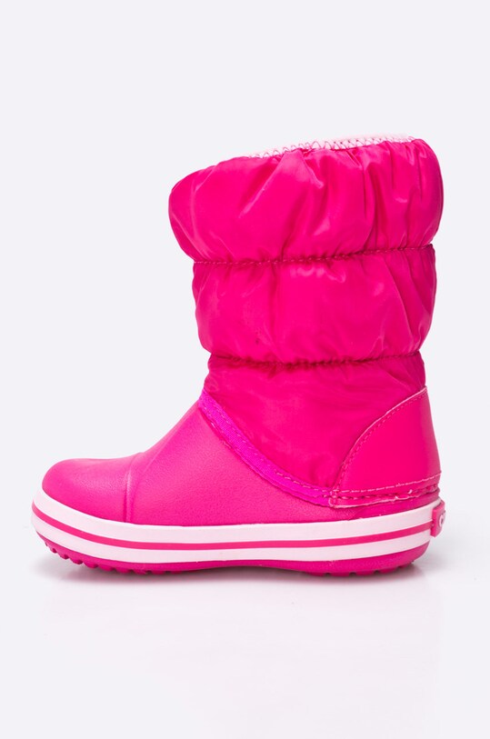 Девочка Зимняя обувь Crocs Winter Puff 14613 14613.CANDY.PINK розовый