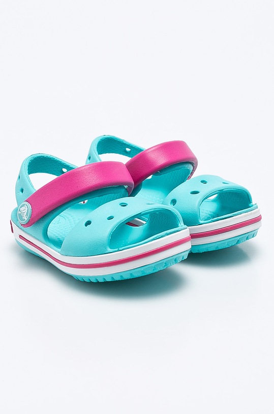 Crocs - Sandały dziecięce 12856.PoolCandyPink niebieski AA00