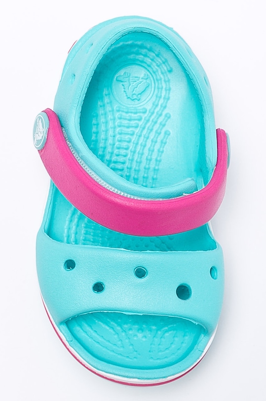 Crocs - Sandały dziecięce 12856.PoolCandyPink niebieski