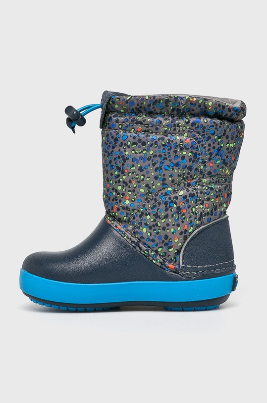 DÍVKA Zimní boty Crocs Crocband Lodge 204829 204829.LODGE.POINT.GRAP námořnická modř