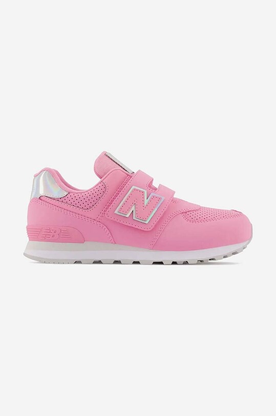 New Balance sneakersy dziecięce imitacja skóry licowej różowy PV574HM1