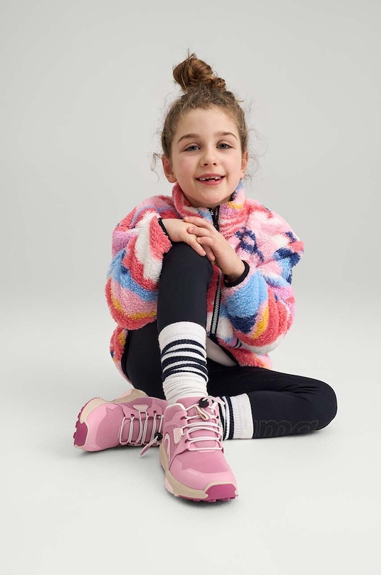 Reima sneakers pentru copii Kiritin textil roz 5400134A