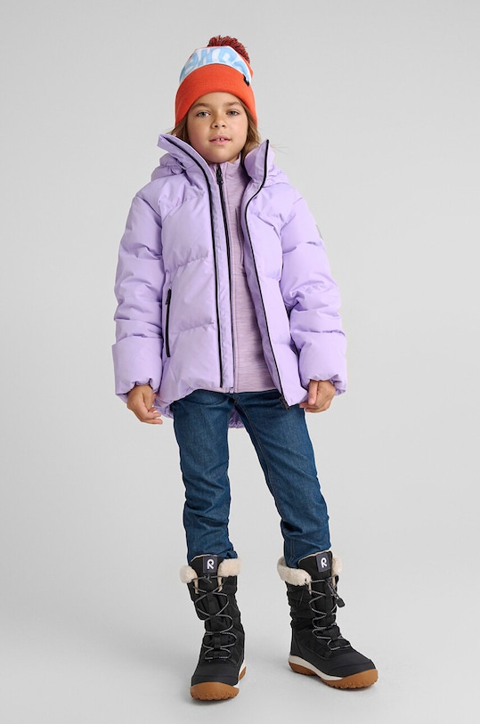 Reima buty zimowe dziecięce Samojedi syntetyczny czarny 5400034A