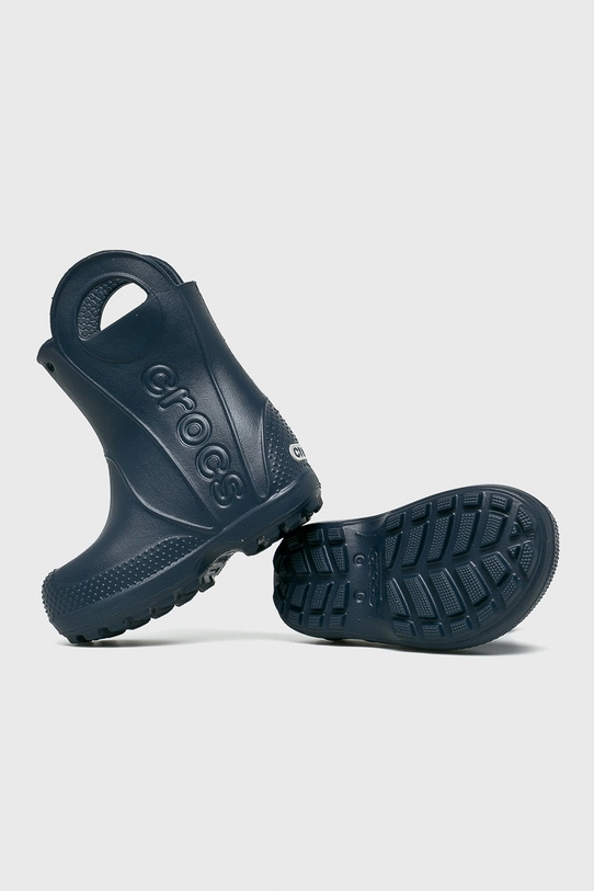 Crocs - Дитячі гумові чоботи темно-синій 12803.HANDLE.RAIN.NAVY