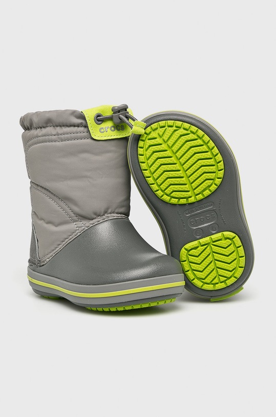 Crocs - Pantofi copii gri 203509.LODGE.POINT.SM.G