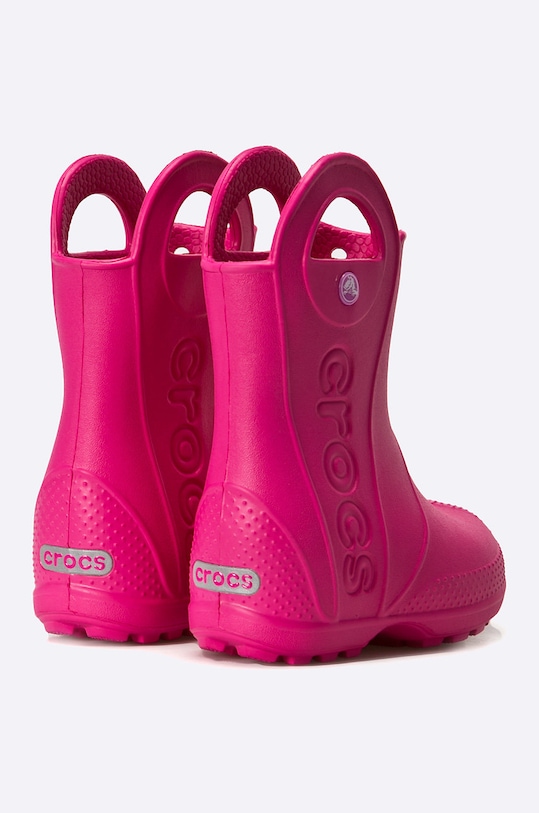Crocs - Dětské holínky Handle It Rain Boot růžová 12803