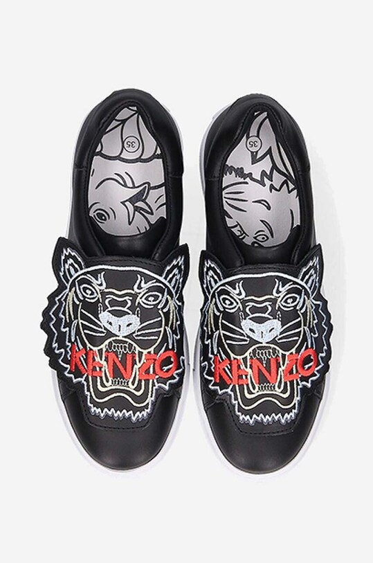 Kenzo Kids teniși din piele copii K59039 K59039 negru