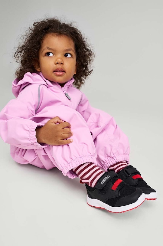 Reima sneakers pentru copii Ekana textil negru 5400129A