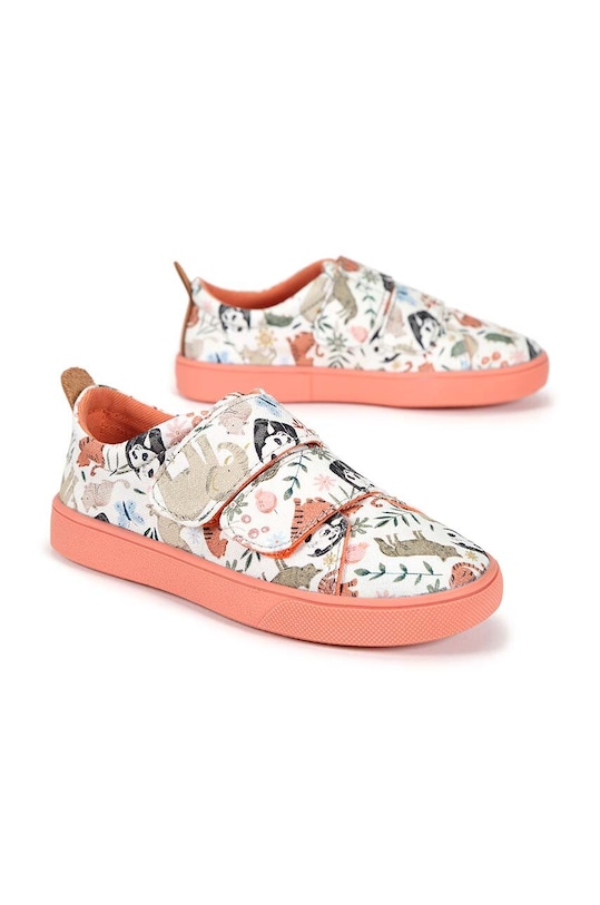 La Millou tenisówki dziecięce LA MILLOU ZOO by Marcin Tyszka beżowy Trampki.LA.MILLOU.ZOO