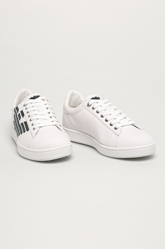 EA7 Emporio Armani - Topánky X8X001.XK124 biela AA00