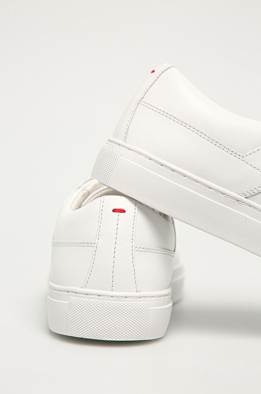 Obuwie HUGO - Buty skórzane Futurism 50315601.NOS 50315601.NOS biały