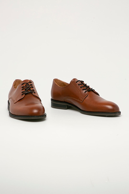 Selected Homme półbuty skórzane Slhlouis Leather 16070194 brązowy AA00