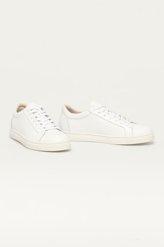 Selected Homme buty skórzane Slhevan Leather 16078938 biały AA00
