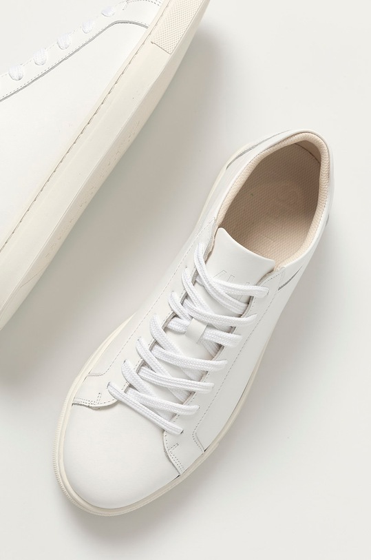 Selected Homme buty skórzane Slhevan Leather biały 16078938