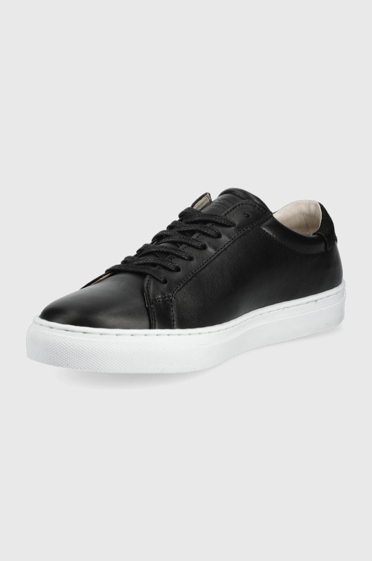 Obuwie Jack & Jones buty skórzane 12202714.Black czarny