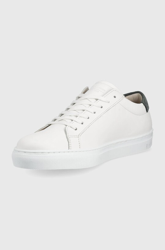 Boty Kožené boty Jack & Jones 12202714.White1 bílá
