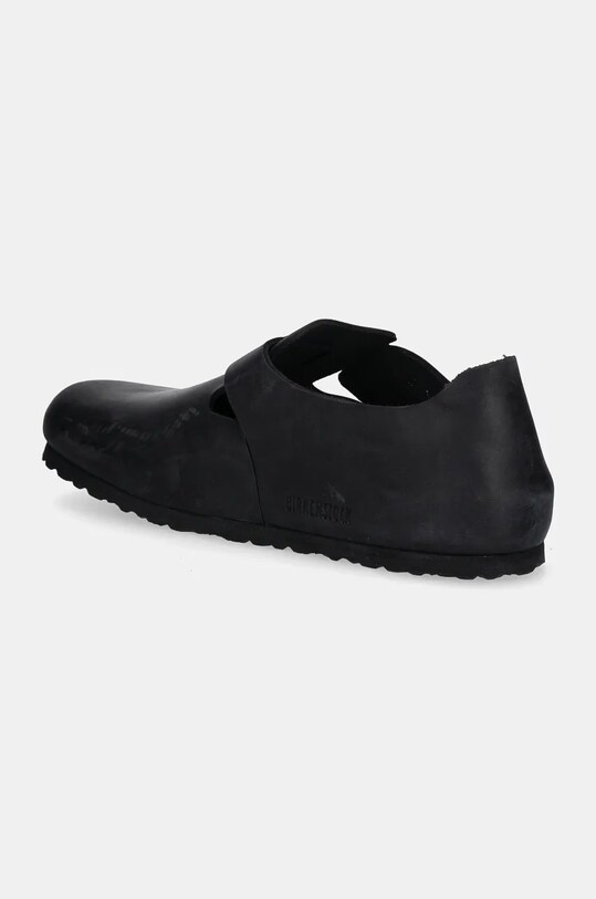 Взуття Туфлі на низькому ходу з нубуку Birkenstock London 166541.BLK чорний
