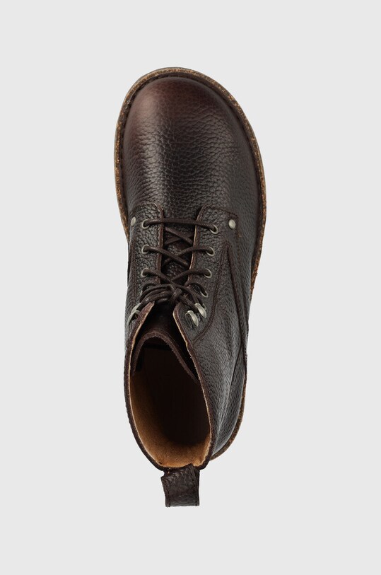 Birkenstock trapery skórzane Bryson brązowy 1017281.BRWN