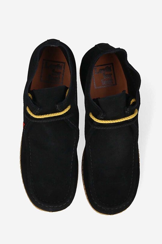 Semišové kotníkové boty Levi's Footwear&Accessories D7352.0003 RVN 75 černá D7352.0003
