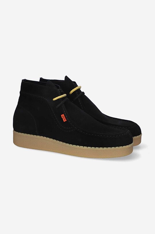 Semišové kotníkové boty Levi's Footwear&Accessories D7352.0003 RVN 75 D7352.0003 černá